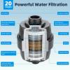 imageHibbent All Metal Shower Head 10 High Pressure Rainfall Shower HeadHandheld Showerhead Combo with 12 Adjustable Curved Shower Extension Arm 7Spray 71 Shower Hose Shower Head Holder ChromeOil Rubbed Bronze Finished