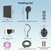 imageHibbent All Metal Shower Head 10 High Pressure Rainfall Shower HeadHandheld Showerhead Combo with 12 Adjustable Curved Shower Extension Arm 7Spray 71 Shower Hose Shower Head Holder ChromeOil Rubbed Bronze Finished