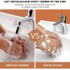 imageHibbent Dualfunction Faucet Aerator Big Angle Rotate Kitchen Sink Aerator Sprayer Head 360 Swivel Sink Sprayer AttachmentOilRubbed BronzeChrome