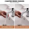 imageHibbent Dualfunction Faucet Aerator Big Angle Rotate Kitchen Sink Aerator Sprayer Head 360 Swivel Sink Sprayer AttachmentOilRubbed BronzeChrome