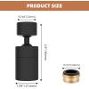 imageHibbent Dualfunction Faucet Aerator Big Angle Rotate Kitchen Sink Aerator Sprayer Head 360 Swivel Sink Sprayer AttachmentOilRubbed BronzeMatte Black