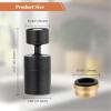 imageHibbent Dualfunction Faucet Aerator Big Angle Rotate Kitchen Sink Aerator Sprayer Head 360 Swivel Sink Sprayer AttachmentOilRubbed BronzeOil Rubbed Bronze