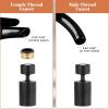 imageHibbent Dualfunction Faucet Aerator Big Angle Rotate Kitchen Sink Aerator Sprayer Head 360 Swivel Sink Sprayer AttachmentOilRubbed BronzeOil Rubbed Bronze