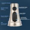 imageHibbent Kitchen Faucet Head Replacement with Pull Down Spray Head 3 Function Faucet Sprayer Nozzle  15 Adapters Compatible with Moen American Standard Delta Kohler  Brushed NickelBrushed Nickel
