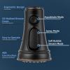 imageHibbent Kitchen Faucet Head Replacement with Pull Down Spray Head 3 Function Faucet Sprayer Nozzle  15 Adapters Compatible with Moen American Standard Delta Kohler  Brushed NickelOil Rubbed Bronze