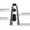 imageHibbent Kitchen Faucet Head Replacement with Pull Down Spray Head 3 Function Faucet Sprayer Nozzle  15 Adapters Compatible with Moen American Standard Delta Kohler  Brushed NickelChrome Finished