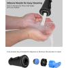 imageHibbent Kitchen Faucet Head Replacement with Pull Down Spray Head 3 Function Faucet Sprayer Nozzle  15 Adapters Compatible with Moen American Standard Delta Kohler  Brushed NickelOilRubbed Bronze Finished