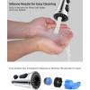 imageHibbent Kitchen Faucet Head Replacement with Pull Down Spray Head 3 Function Faucet Sprayer Nozzle  15 Adapters Compatible with Moen American Standard Delta Kohler  Brushed NickelChrome Finished