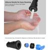 imageHibbent Kitchen Faucet Head Replacement with Pull Down Spray Head 3 Function Faucet Sprayer Nozzle  15 Adapters Compatible with Moen American Standard Delta Kohler  Brushed NickelMatte Black Finished