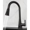 imageHibbent Kitchen Faucet Head Replacement with Pull Down Spray Head 3 Function Faucet Sprayer Nozzle  15 Adapters Compatible with Moen American Standard Delta Kohler  Brushed NickelOilRubbed Bronze Finished