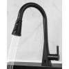 imageHibbent Kitchen Faucet Head Replacement with Pull Down Spray Head 3 Function Faucet Sprayer Nozzle  15 Adapters Compatible with Moen American Standard Delta Kohler  Brushed NickelMatte Black Finished