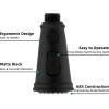 imageHibbent Kitchen Faucet Head Replacement with Pull Down Spray Head 3 Function Faucet Sprayer Nozzle  15 Adapters Compatible with Moen American Standard Delta Kohler  Brushed NickelMatte Black Finished
