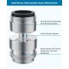 imageHibbent Sink Faucet to Garden Hose Adapter 360Degree Swivel 5564 Inch Female Thread Sink Hose Attachment for Faucet Adapter Connector ChromeChrome Finished