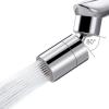 imageHibbent Dualfunction Faucet Aerator Big Angle Rotate Kitchen Sink Aerator Sprayer Head 360 Swivel Sink Sprayer AttachmentOilRubbed BronzeChrome