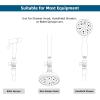 imageHibbent All Metal 1 Pack Shower Head Flow Control Valve G12 Brass Shutoff Valve with Metal Handle Lever Shut OFF Water Flow Control Regulator for Handheld Shower or Bidet Sprayer ChromeChrome