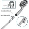 imageHibbent All Metal 1 Pack Shower Head Flow Control Valve G12 Brass Shutoff Valve with Metal Handle Lever Shut OFF Water Flow Control Regulator for Handheld Shower or Bidet Sprayer ChromeChrome