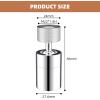 imageHibbent Dualfunction Solid Brass Faucet Aerator Big Angle Rotate Metal Kitchen Sink Aerator 360 Degree Swivel Sink Sprayer Attachment5564 Inch Female ThreadChromeAcrylonitrile Butadiene Styrene ABS
