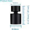 imageHibbent NSFANSICAN 61 Certified Faucet Aerator 360 Degree Swivel Kitchen Sink Aerator CUPC Certification Dualfunction Sprayer Faucet Replacement Part 5564 Inch Female Thread  Matte BlackMatte Black