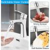 imageHibbent NSFANSICAN 61 Certified Faucet Aerator 360 Degree Swivel Kitchen Sink Aerator CUPC Certification Dualfunction Sprayer Faucet Replacement Part 5564 Inch Female Thread  Matte BlackChrome