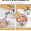 imageHibbent NSFANSICAN 61 Certified Faucet Aerator CUPC Certification 2Flow Sink Faucet Aerator 360 Swivel Kitchen Sink Sprayer Attachment Faucet Replacement Part 5564quot Female Thread  ChromeChrome