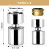 imageHibbent NSFANSICAN 61 Certified Faucet Aerator CUPC Certification 2Flow Sink Faucet Aerator 360 Swivel Kitchen Sink Sprayer Attachment Faucet Replacement Part 5564quot Female Thread  ChromeChrome