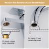 imageHibbent NSFANSICAN 61 Certified Faucet Aerator CUPC Certification 2Flow Sink Faucet Aerator 360 Swivel Kitchen Sink Sprayer Attachment Faucet Replacement Part 5564quot Female Thread  ChromeChrome