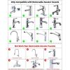 imageHibbent Sink Faucet Hose Sprayer Attachment with 10 Adapters  Dual Function Handheld Bidet Rinser ampamp Shower Head  for Feminine Hygiene Baby Diaper Cleaning ampamp Pet Bathing