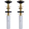 imageHibbent 2 Pack Toilet Tank to Bowl Bolt Kits Heavy Duty Bolts Toilet Bolts for Tank Solid Brass with Extra Long Nuts Easy to Install and Double Gaskets for Fastening