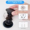 imageHibbent 2 Pack Universal Bathroom Sink Drain Stopper Pop Up Drain Strainer with Overflow Push and Seal Sink Plug with Basket for Lavatory Vanity Vessel AntiClogging Strainer Matte BlackOilrubbed Bronze