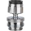 imageHibbent Faucet Adapter Kit Swivel Aerator Adapter to Connect Garden Hose  MultiThread Kitchen Sink Faucet to Garden Hose Adapter 34 Inch  Chrome FinishedChrome