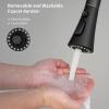 imageHibbent Pull Down Kitchen Faucet Head Replacement 3Function Kitchen Faucet Head Sink Spray Nozzle with 12 Adapters Compatible with Moen American Standard Delta Kohler Faucets Brushed NickelMatte Black