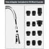 imageHibbent Pull Down Kitchen Faucet Head Replacement 3Function Kitchen Faucet Head Sink Spray Nozzle with 12 Adapters Compatible with Moen American Standard Delta Kohler Faucets Brushed NickelChrome
