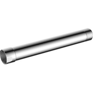 imageHibbent Solid Brass 6 Inch Shower Arm Extension Lowers Existing Shower Head Brushed NickelChrome