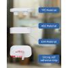 imageHibbent 10 Pieces Toilet Seat Bumpers Universal Buffer Toilet Lid Rubber Bumpers Each One with 2 Thickness TPE Pads2 Heights Strong Adhesive Bidet Bumpers Used for Home Hotel HospitalWhite