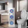 imageHibbent 10 Pieces Toilet Seat Bumpers Universal Buffer Toilet Lid Rubber Bumpers Each One with 2 Thickness TPE Pads2 Heights Strong Adhesive Bidet Bumpers Used for Home Hotel HospitalGray