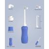 imageHibbent 2 Pack Travel Bidet Bottle Portable Bidet Sprayer Hand held Bidet 650ml OnTheGo Travel Bag Extra Long Pointed Nozzle Spray Toilet Bidet ShowerBathroom Bidet SprayGreenPurple