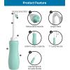 imageHibbent 2 Pack Travel Bidet Bottle Portable Bidet Sprayer Hand held Bidet 650ml OnTheGo Travel Bag Extra Long Pointed Nozzle Spray Toilet Bidet ShowerBathroom Bidet SprayGreenGreen