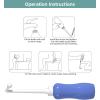 imageHibbent 2 Pack Travel Bidet Bottle Portable Bidet Sprayer Hand held Bidet 650ml OnTheGo Travel Bag Extra Long Pointed Nozzle Spray Toilet Bidet ShowerBathroom Bidet SprayGreenPurple