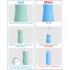 imageHibbent 2 Pack Travel Bidet Bottle Portable Bidet Sprayer Hand held Bidet 650ml OnTheGo Travel Bag Extra Long Pointed Nozzle Spray Toilet Bidet ShowerBathroom Bidet SprayGreenGreen
