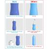 imageHibbent 2 Pack Travel Bidet Bottle Portable Bidet Sprayer Hand held Bidet 650ml OnTheGo Travel Bag Extra Long Pointed Nozzle Spray Toilet Bidet ShowerBathroom Bidet SprayGreenPurple