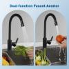 imageHibbent NSFANSICAN 61 Certified Faucet Aerator CUPC Certification 360 Twist Kitchen Sink Aerator Dualfunction Sink Sprayer Attachment Faucet Replacement Part 5564 Female Thread ChromeOil Rubbed Bronze
