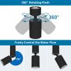 imageHibbent NSFANSICAN 61 Certified Faucet Aerator CUPC Certification 360 Twist Kitchen Sink Aerator Dualfunction Sink Sprayer Attachment Faucet Replacement Part 5564 Female Thread ChromeMatte Black