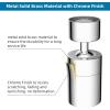 imageHibbent NSFANSICAN 61 Certified Faucet Aerator CUPC Certification 360 Twist Kitchen Sink Aerator Dualfunction Sink Sprayer Attachment Faucet Replacement Part 5564 Female Thread ChromePolished Chrome