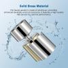imageHibbent NSFANSICAN 61 Certified Faucet Aerator CUPC Certification 360 Twist Kitchen Sink Aerator Dualfunction Sink Sprayer Attachment Faucet Replacement Part 5564 Female Thread ChromeSilver