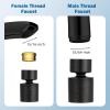 imageHibbent NSFANSICAN 61 Certified Faucet Aerator CUPC Certification 360 Twist Kitchen Sink Aerator Dualfunction Sink Sprayer Attachment Faucet Replacement Part 5564 Female Thread ChromeOil Rubbed Bronze