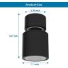 imageHibbent NSFANSICAN 61 Certified Faucet Aerator CUPC Certification 360 Twist Kitchen Sink Aerator Dualfunction Sink Sprayer Attachment Faucet Replacement Part 5564 Female Thread ChromeMatte Black