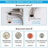 imageHibbent NSFANSICAN 61 Certified Faucet Aerator CUPC Certification 360 Twist Kitchen Sink Aerator Dualfunction Sink Sprayer Attachment Faucet Replacement Part 5564 Female Thread ChromeBrushed Nickel Finished