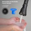 imageHibbent Pull Down Kitchen Faucet Head Replacement 3Function Kitchen Sink Spray Nozzle with 15 Adapters Compatible with Moen American Standard Delta Kohler Faucets Chrome Shiny SilverOil Rubbed Bronze