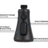 imageHibbent Pull Down Kitchen Faucet Head Replacement 3Function Kitchen Sink Spray Nozzle with 15 Adapters Compatible with Moen American Standard Delta Kohler Faucets Chrome Shiny SilverOil Rubbed Bronze
