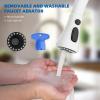 imageHibbent Pull Down Kitchen Faucet Head Replacement 3Function Kitchen Sink Spray Nozzle with 15 Adapters Compatible with Moen American Standard Delta Kohler Faucets Chrome Shiny SilverWhite
